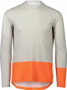 POC MTB Pure LS Jersey Granite Grey/Zink Orange S Dres