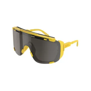 POC Devour Glacial Aventurine Yellow/Clarity Define Silver Mirror Outdoorové okuliare