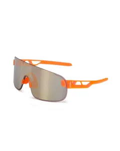 POC Elicit Fluorescent Orange Translucent/Violet Gold Mirror Cyklistické okuliare