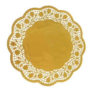 Podložka pod tortu Ø36cm 4ks, zlatá
