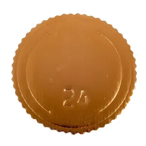 Podložka pod tortu okrúhla Ø24cm lepenka, zlatá