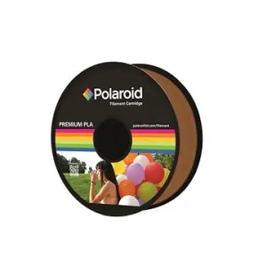 Polaroid 1,75 mm Premium PLA filament 1 kg – hnedý
