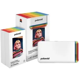 Polaroid Hi·Print 2 × 3  Pocket Photo Printer Generation 2 Starter Set White