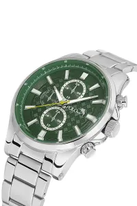 Polo Air Men's Wristwatch Silver-Green Color
