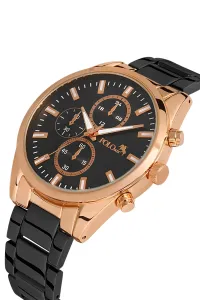 Polo Air Sport Case Men's Wristwatch Black-copper Color #8629164