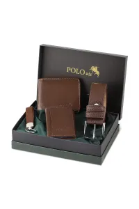 Polo Air Wallet - Brown - Plain #7477490