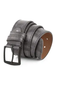 Polo Air Men's Faux Leather Belt Gray Color #8386505
