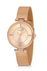 Polo Air Wicker Cord Women's Wristwatch Copper Color