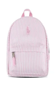 Detský ruksak Polo Ralph Lauren ružová farba, malý, vzorovaný