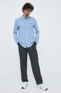 Bavlnená košeľa Polo Ralph Lauren pánska, regular, s golierom button-down #8459159