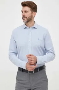 Bavlnená košeľa Polo Ralph Lauren pánska, regular, s klasickým golierom #8660243