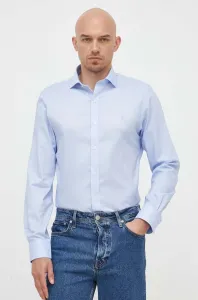 Bavlnená košeľa Polo Ralph Lauren pánska, slim, s talianskym golierom #8658952