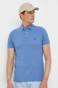 Bavlnené polo tričko Polo Ralph Lauren jednofarebný, 710536856
