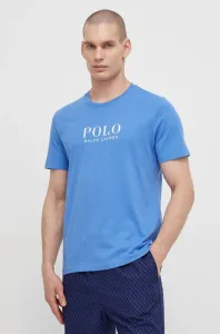 Bavlnené pyžamové tričko Polo Ralph Lauren s potlačou, 714899613