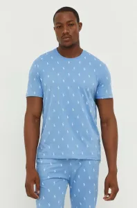 Bavlnené pyžamové tričko Polo Ralph Lauren vzorovaná,714899612