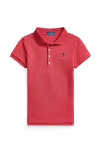 Detské polo tričko Polo Ralph Lauren červená farba, jednofarebný #8138513