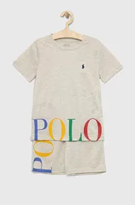 Detské pyžamo Polo Ralph Lauren béžová farba, s potlačou #4244992