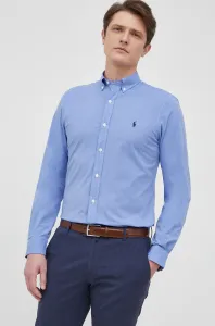 Košeľa Polo Ralph Lauren pánska, slim, s golierom button-down #8728928