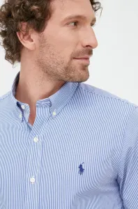 Košeľa Polo Ralph Lauren pánska, slim, s golierom button-down #7196659