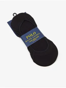 Sada troch párov ponožiek v čiernej farbe POLO Ralph Lauren