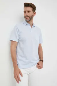 Polo tričko s prímesou ľanu Polo Ralph Lauren jednofarebné #8659281