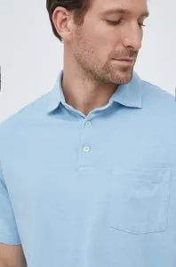 Polo tričko s prímesou ľanu Polo Ralph Lauren jednofarebné #7522495