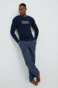 Pyžamo Polo Ralph Lauren pánska, tmavomodrá farba, vzorovaná #2567065