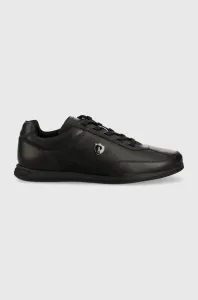 Kožená obuv Polo Ralph Lauren Irvine čierna farba, 809806258001 #8411896