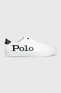 Kožená obuv Polo Ralph Lauren Longwood biela farba, 816862547001 #6330510