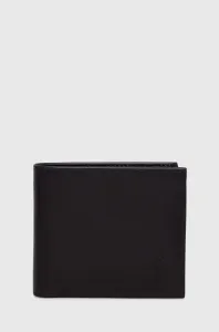 Kožená peňaženka Polo Ralph Lauren pánsky, čierna farba #8744048