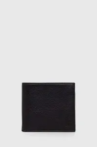 Kožená peňaženka Polo Ralph Lauren pánsky, čierna farba #8745183
