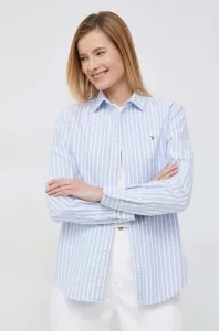 Bavlnená košeľa Polo Ralph Lauren dámska, regular, s klasickým golierom #8589041