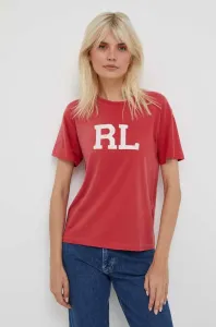 Bavlnené tričko Polo Ralph Lauren červená farba #8675937