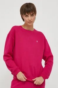 Mikina Polo Ralph Lauren dámska, ružová farba, jednofarebná #8202577