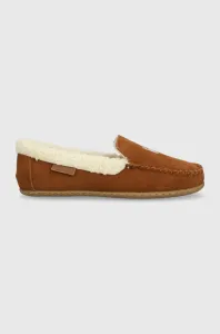 Semišové papuče Polo Ralph Lauren Collins hnedá farba, RF103843 #8489723