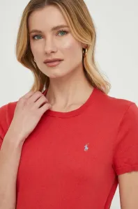 Tričko Polo Ralph Lauren dámsky, červená farba