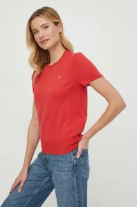 Tričko Polo Ralph Lauren dámsky, červená farba, 211891673
