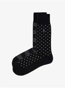 Polo Ralph Lauren Ponožky 2 páry Čierna Šedá