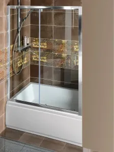 POLYSAN - DEEP sprchové dvere 1500x1650, číre sklo MD1516