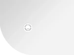 POLYSAN - FLEXIA sprchová vanička z liateho mramoru štvrťkruh, s možnosťou úpravy rozmeru, 120x90cm, R550, pravá 91391