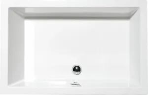 POLYSAN - DEEP hlboká sprchová vanička obdĺžnik 100x75x26cm, biela 72879