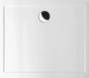 POLYSAN - KARIA sprchová vanička z liateho mramoru, obdĺžnik 80x70cm, biela 11091