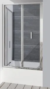 POLYSAN - DEEP sprchové dvere skladacie 1000x1650, číre sklo MD1910