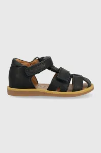 Detské kožené sandále Pom D'api tmavomodrá farba #6983978