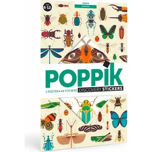 Hmyz - vzdelávací samolepkový plagát | POPPIK
