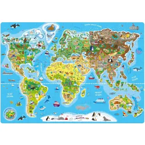 Popular Puzzle Mapa sveta 160 dielikov CZ verzia