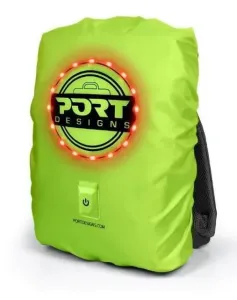 PORT DESIGNS VIZIBL univerzální pláštěnka na batoh s LED osvětlením, žlutá