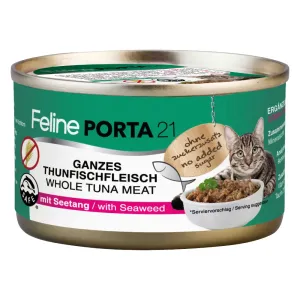 Feline Porta 21, 6 x 90 g - Tuniak a morské riasy