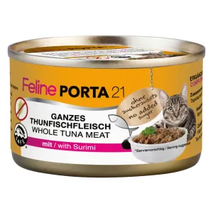 Feline Porta 21, 6 x 90 g - Tuniak so surimi