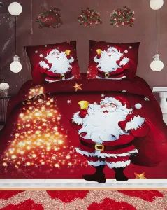 Royalfashion Vianočná posteľná bielizeň 200x220 sada 4 dielov #8586889